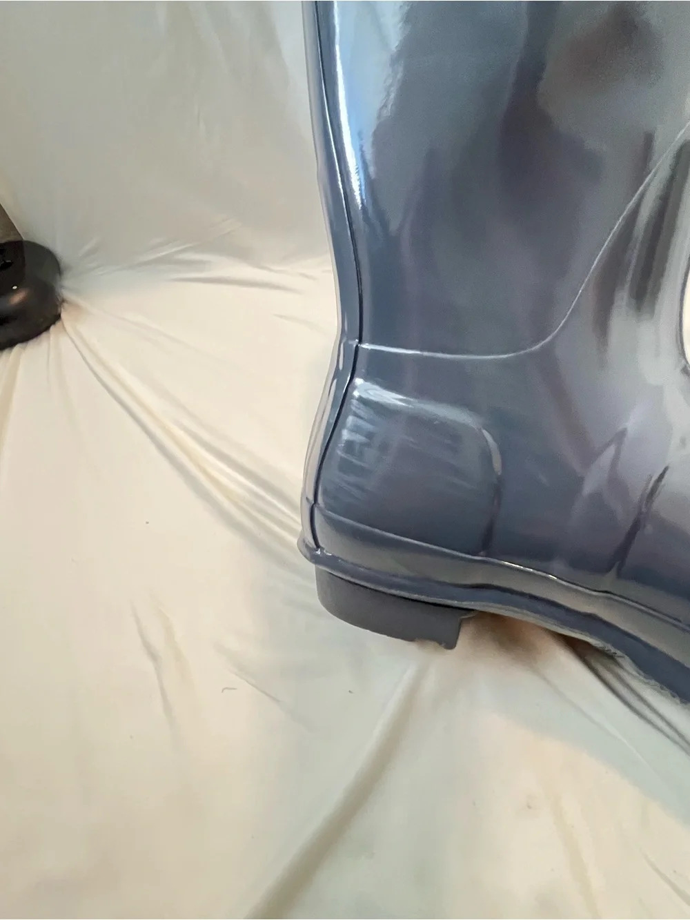 Hunter Glossy Charcoal Tall Rain Boots